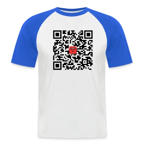 QR Code Mignon - T-shirt baseball manches courtes Homme