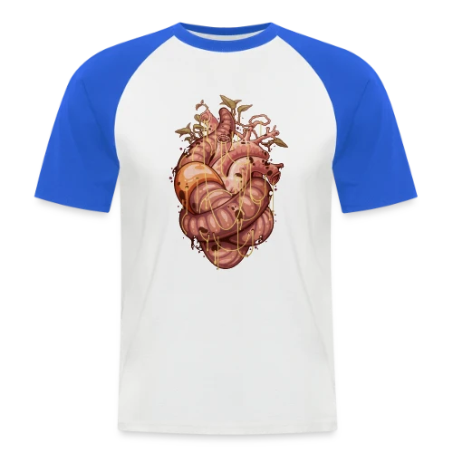 Cœur Intemporel - T-shirt baseball manches courtes Homme