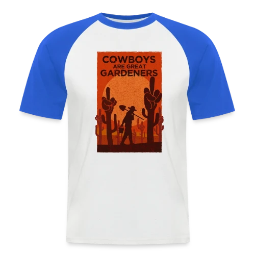 Jardinier du Far West - T-shirt baseball manches courtes Homme