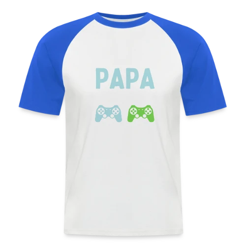 T-Shirt Futur Papa Gamer - Annonce Grossesse Humour - T-shirt baseball manches courtes Homme
