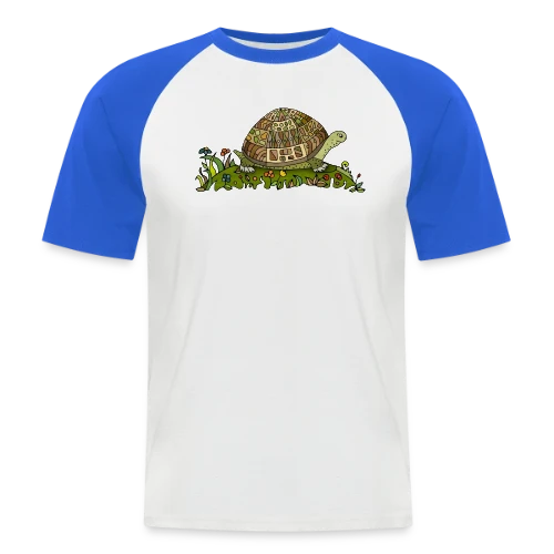 Majestueuse Tortue - T-shirt baseball manches courtes Homme