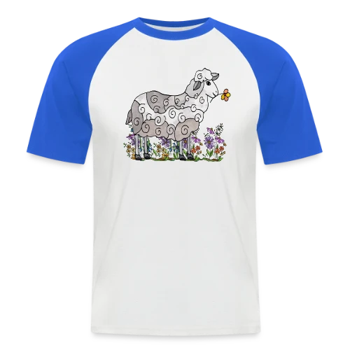 Mouton Doux Rêveur - T-shirt baseball manches courtes Homme