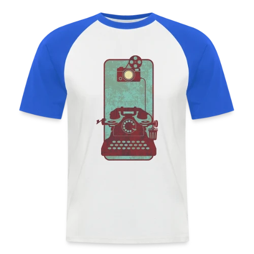 L'Évolution du Smartphone - T-shirt baseball manches courtes Homme
