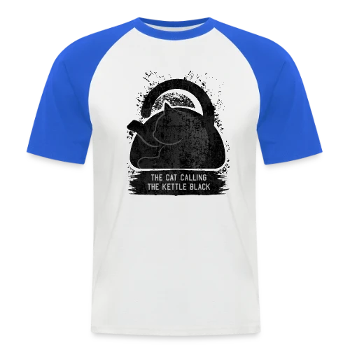 L'Ironie du Chat - T-shirt baseball manches courtes Homme