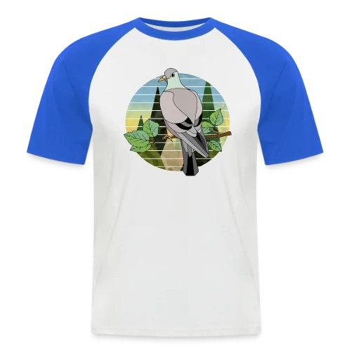 L'Oiseau Libre - T-shirt baseball manches courtes Homme