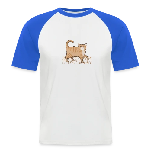 T-shirt Humour 'Mon Pyjama 80% Poils de Chat' - T-shirt baseball manches courtes Homme