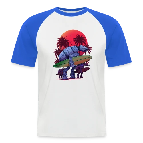 L'Été Galactique des AT-AT - T-shirt baseball manches courtes Homme