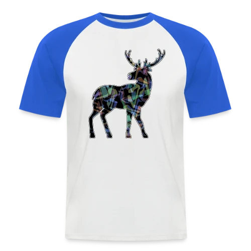 Majestueux Cerf - T-shirt baseball manches courtes Homme