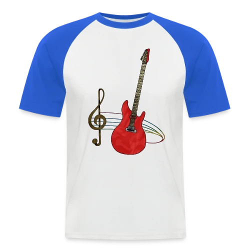 T-shirt Guitare Passion - T-shirt baseball manches courtes Homme