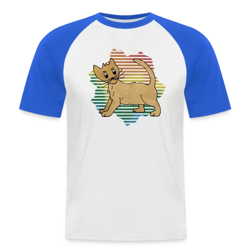 Mon Chat Adoré - T-shirt baseball manches courtes Homme