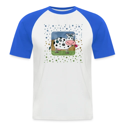 La Vache Joyeuse - T-shirt baseball manches courtes Homme