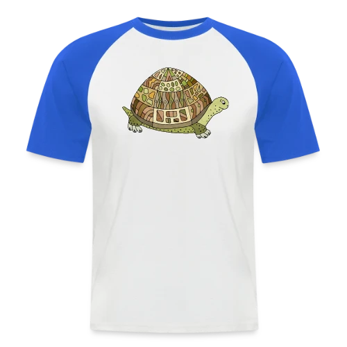 Tortue Mignonne - T-shirt baseball manches courtes Homme