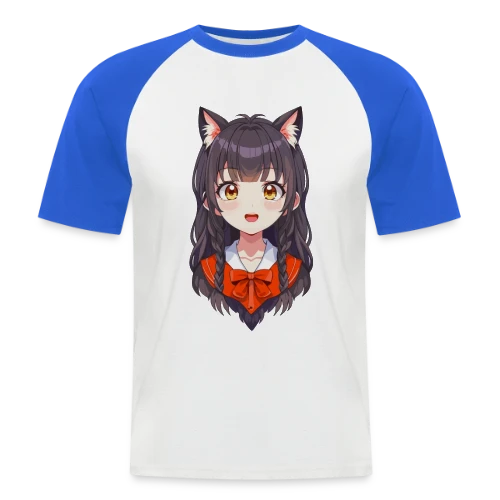 Manga Girl : Pour Fans, Gamers et Cosplayers - T-shirt baseball manches courtes Homme