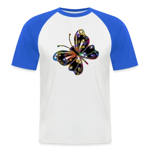 Papillon Élégant - T-shirt baseball manches courtes Homme