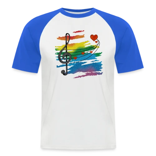 Mélodie Éternelle - T-shirt baseball manches courtes Homme