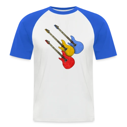 Passion Guitare - T-shirt baseball manches courtes Homme