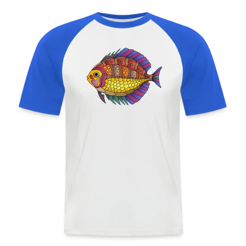 Ryba, l'Esprit du Poisson - T-shirt baseball manches courtes Homme