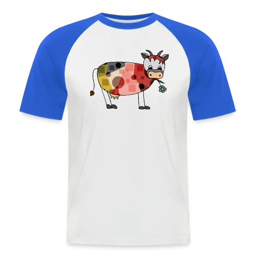 La Vache Rigolote - T-shirt baseball manches courtes Homme