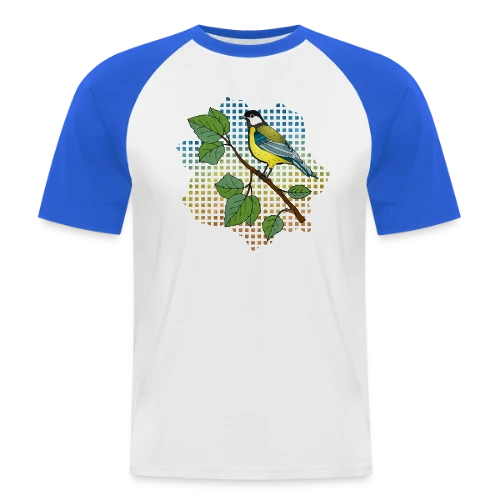 Oiseau Arc-en-Ciel - T-shirt baseball manches courtes Homme