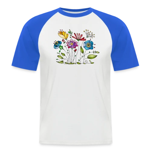 Douceur Florale - T-shirt baseball manches courtes Homme