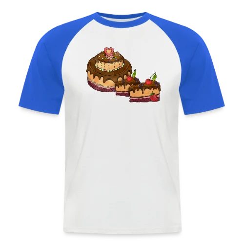 Gâteau Festif - T-shirt baseball manches courtes Homme