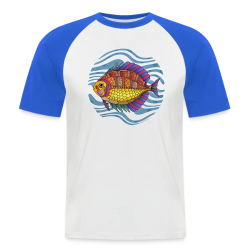 Passion Pêche - T-shirt baseball manches courtes Homme