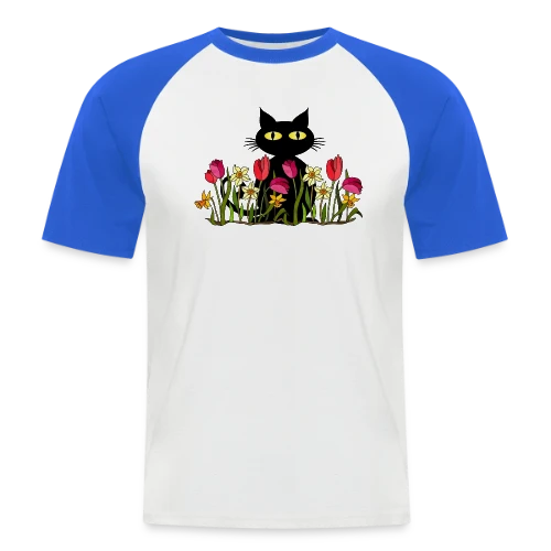 L'Esprit Félin - T-shirt baseball manches courtes Homme