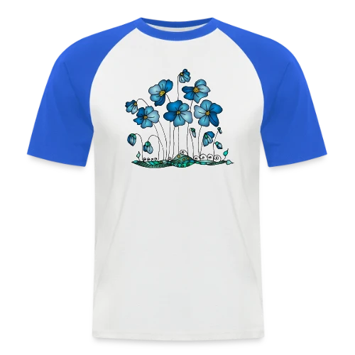 Harmonie Florale - T-shirt baseball manches courtes Homme