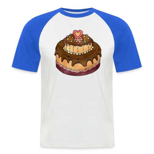 Gâteau Festif - T-shirt baseball manches courtes Homme