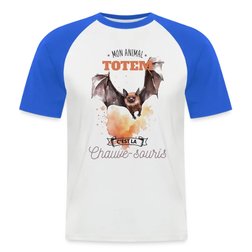 Chauve-souris Mon Animal Totem - T-shirt baseball manches courtes Homme