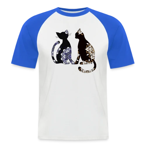 Passion Chat - T-shirt baseball manches courtes Homme