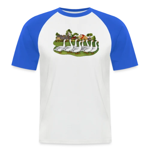L'Oie Élégante - T-shirt baseball manches courtes Homme