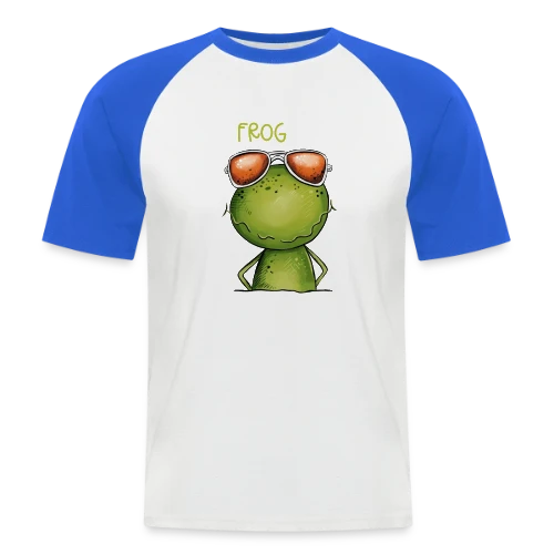 Grenouille Cool et Inoubliable - T-shirt baseball manches courtes Homme