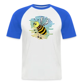 Maquette de T-shirt baseball manches courtes Homme « Insectes Fascinants : La Beauté Naturelle » à imprimer et personnaliser