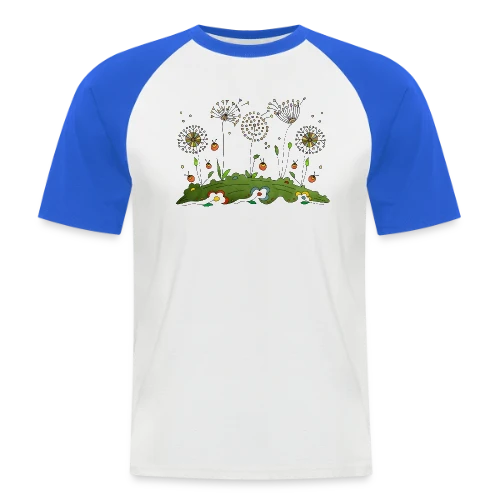 Éclat Floral - T-shirt baseball manches courtes Homme