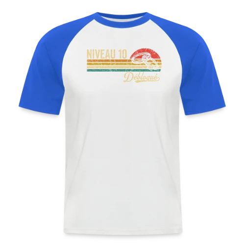 Niveau 10 Mariage Vintage - T-shirt baseball manches courtes Homme