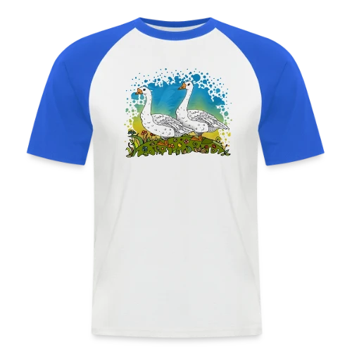Code Mystère 4619 - T-shirt baseball manches courtes Homme
