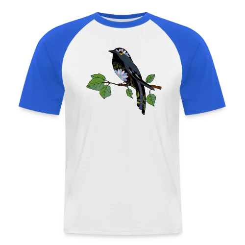 Numéro Unique 2967 - T-shirt baseball manches courtes Homme