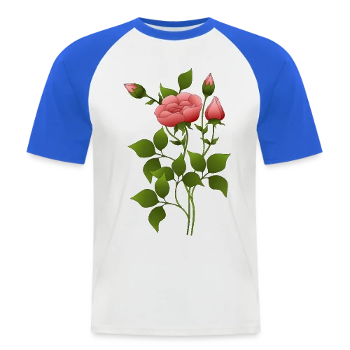 Design Numérique 2140 - T-shirt baseball manches courtes Homme