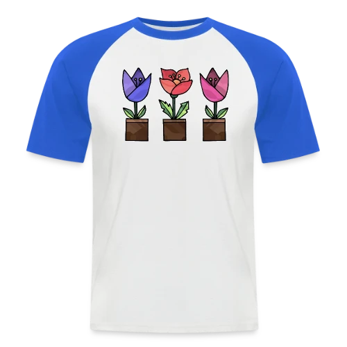 Numéro Iconique 2268 - T-shirt baseball manches courtes Homme