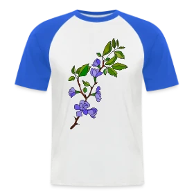 Maquette de T-shirt baseball manches courtes Homme « Signature Numérique » à imprimer et personnaliser