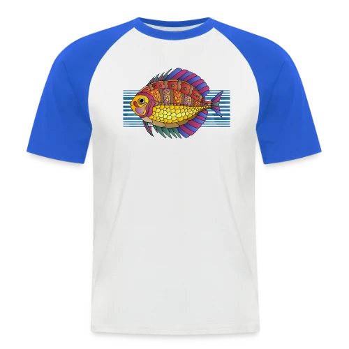 Design Numérique 5099 : Votre Style Unique - T-shirt baseball manches courtes Homme