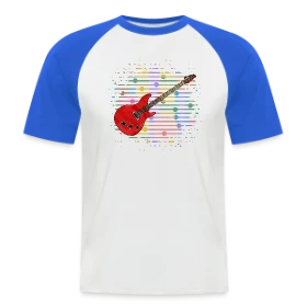 Maquette de T-shirt baseball manches courtes Homme « Mystère Numérique 2568 » à imprimer et personnaliser