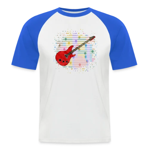 Mystère Numérique 2568 - T-shirt baseball manches courtes Homme