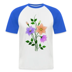 Maquette de T-shirt baseball manches courtes Homme « Signature Numérique 3738 » à imprimer et personnaliser