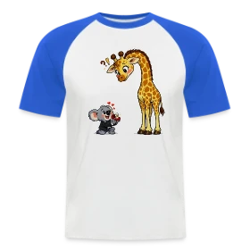 Maquette de T-shirt baseball manches courtes Homme « Création IA Abstraite » à imprimer et personnaliser