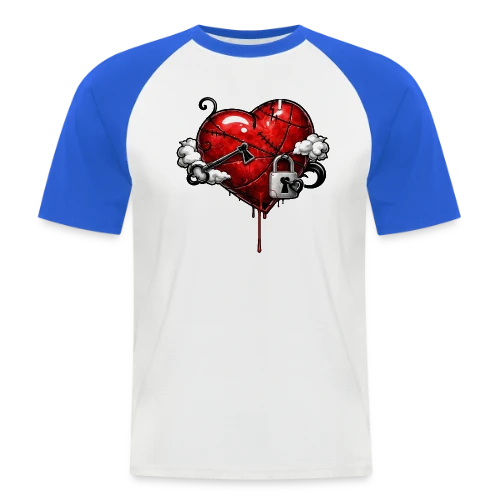 Cœur Résilient - T-shirt baseball manches courtes Homme