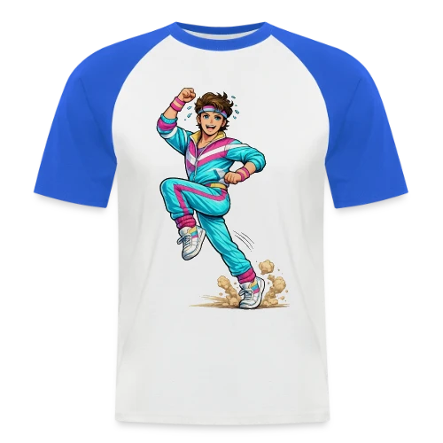 L'Homme Aérobic Déchaîné - T-shirt baseball manches courtes Homme