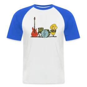 Maquette de T-shirt baseball manches courtes Homme « Le Mystérieux 3588 » à imprimer et personnaliser