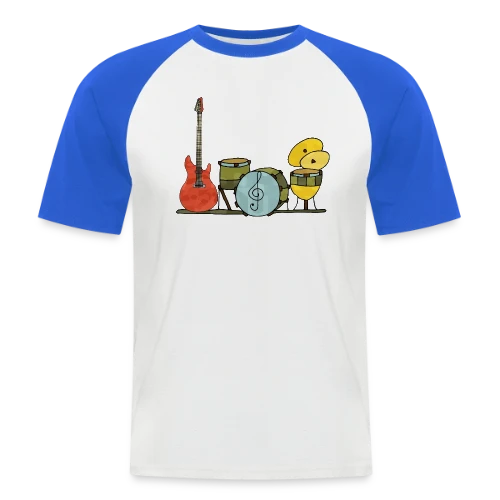 Le Mystérieux 3588 - T-shirt baseball manches courtes Homme